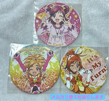 트윙클 캔뱃지 특전 종이 코스터 큐어 블루, 큐어 써니, 유메하라 노조미