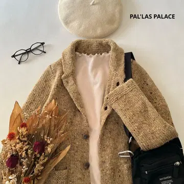 b1570 팔라스 팰리스 컬러 네프 니트 코트 니트 자켓 가디건