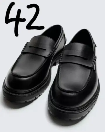 zara 자라 페니 스트랩 드레스 로퍼 42