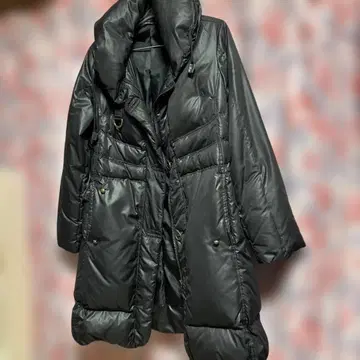 블랙 다운 자켓 롱 기장 11호