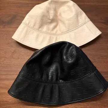 셀포드 인조 가죽 로고 햇