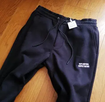 BAYFLOW 니트 플리스 조거 팬츠