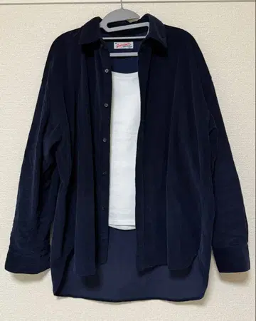 Spick&Span 코튼 코듀로이 루즈 셔츠