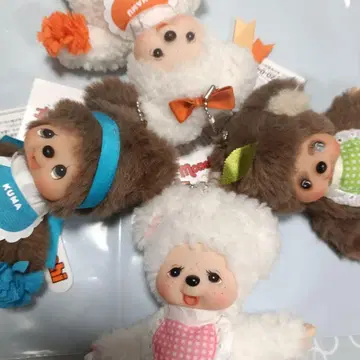 몬치치 프렌즈 봉제 인형 키링 세트 판매 세키구치 몬치치