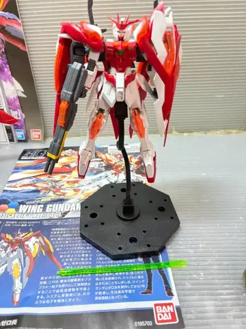 건담 프라모델 HGBF 1/144 윙건담 제로 염 완성품