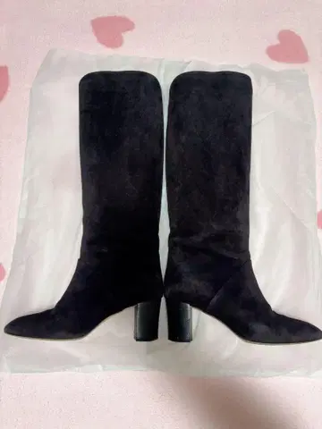 다이애나 블랙스 스웨이드 롱 부츠 24.5cm