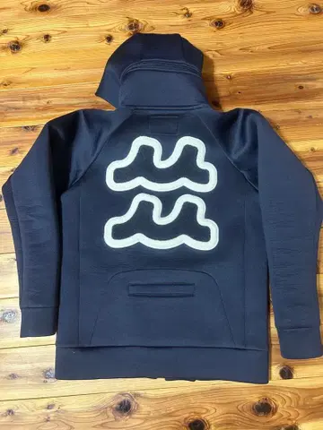 무타 마린 네이비 풀 집업 후드티 무타 마린 본딩