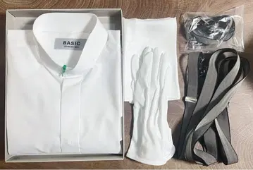 BASIC 화이트 포멀 셔츠 세트