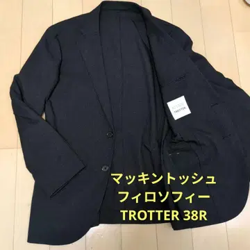 매킨토시 철학 트로터 자켓 사이즈 38R 네이비