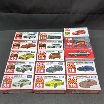 토미카 일본산 자동차 묶음 판매 15점 세트