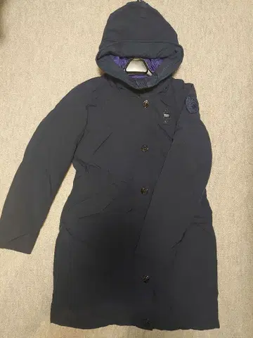 Blauer U.S.A. 후드 부착 다운 자켓 네이비