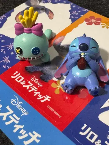 스티치 미니어처 피규어 & 씰 세트