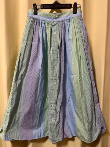 BEAMSBOY 빔즈 보이 멀티 스트라이프 이지 스커트