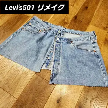 [리메이크] 리바이스 데님 랩스커트 Levi's 501