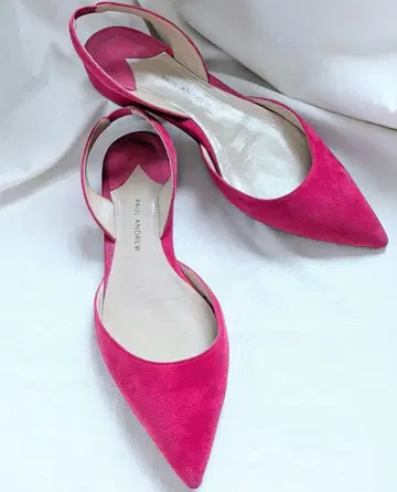 폴 앤드류 38 핑크 플랫 펌프스