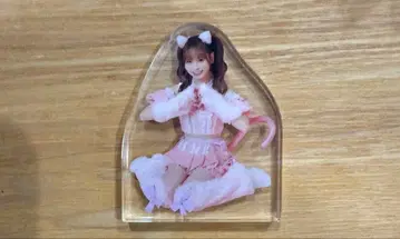 =LOVE 오바 하나나 7주년 고양이 의상 아크릴 블록