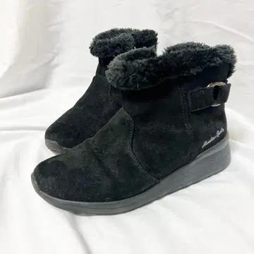 새상품급 호킨스 스포츠 스웨이드 웨지솔 부츠 블랙 23.5