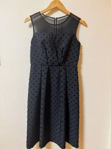 쿠미쿄쿠 도트 튤 드레스 KUMIKYOKU 사이즈 2