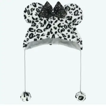 디즈니 레오파드 무늬 팬캡 미니 랜드 씨