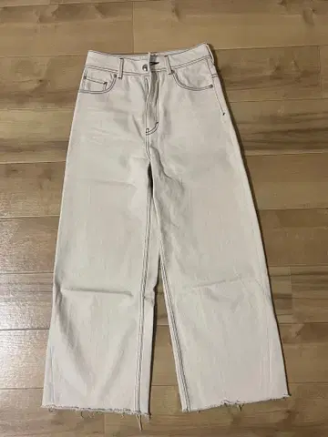 PUBLIC TOKYO 화이트 데님 여성용