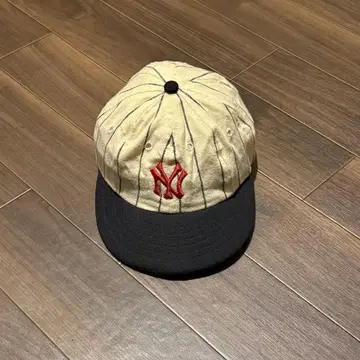 양키스 로고 야구 모자 스트라이프