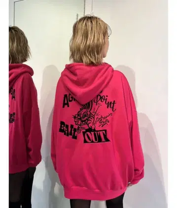 GYDA CALL BUNNY BIG 후드 맨투맨