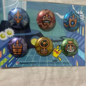 포켓몬 센터 한정판 로토무 배지 세트