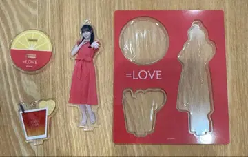 =LOVE 오바 하나 해변과 레몬티 아크릴 스탠드