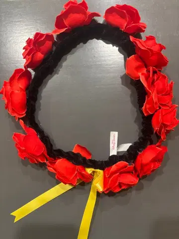 디즈니랜드 벨 꽃 화관