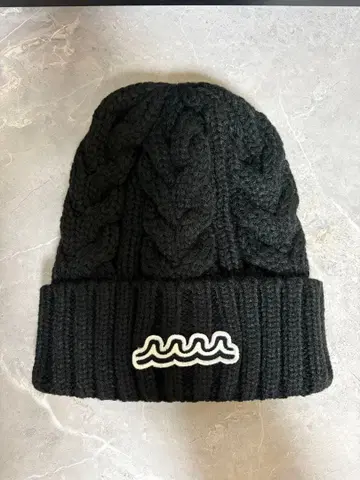 muta 니트 모자 블랙