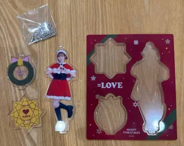 =LOVE 오바 하나 2024 산타 의상 아크릴 스탠드