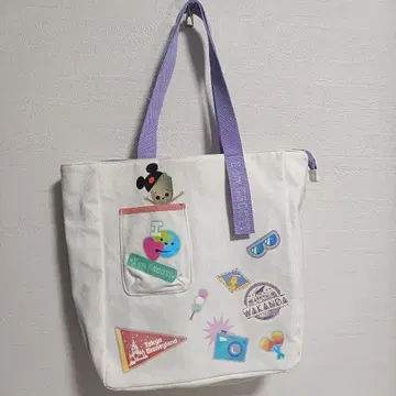 미사용 도쿄 디즈니랜드 그루트 캠퍼스 토트백