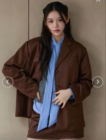 archives 아카이브 스웨이드 테일러드 자켓