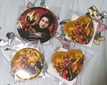 고쥬우쟈 TOS 복권 캔뱃지 고쥬우울프 토오노 호에 테가소드 세트