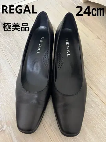 컨디션 최상 REGAL 리갈 펌프스 블랙 검정 관혼상제 24cm