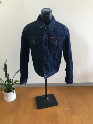 빅 존 다크 블루 데님 자켓