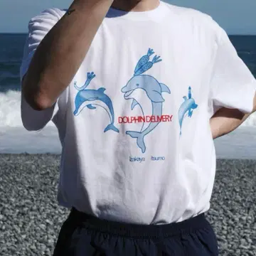 코바시 요스케 돌고래 T셔츠