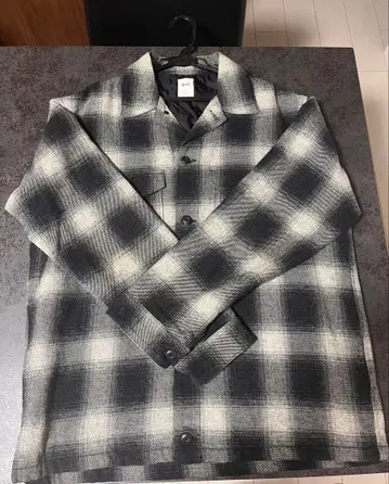 RHC 체크 무늬 자켓 블랙 화이트