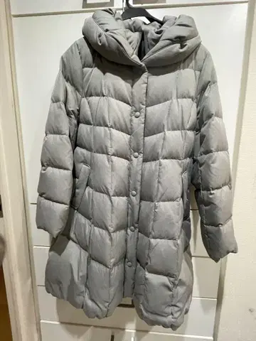 L 사이즈 다운 자켓 그레이
