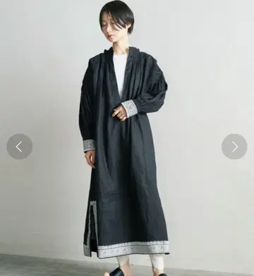 린넨 턱 롱 원피스 카르도 파브리카 cardo fabrica