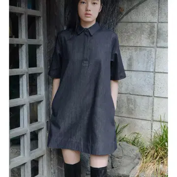 ZARA 숏 데님 원피스 XS