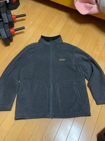 FIRST DOWN 플리스 자켓 그레이