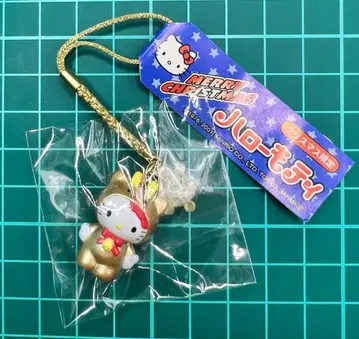 산리오 2001년 헬로키티 크리스마스 한정판 루돌프 키티 스트랩