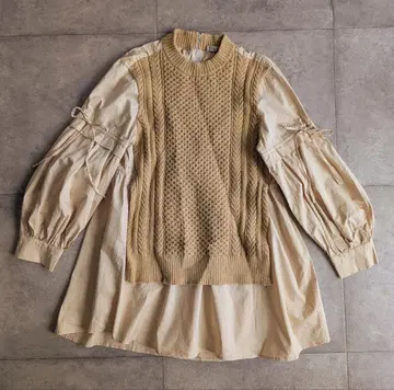 스나이델 SNIDEL 블라우스 베이지 튜닉