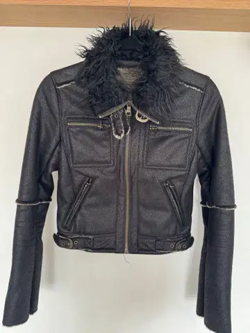 EGOIST 퍼 라이더스 자켓