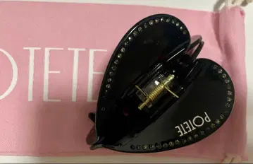 potete 하트 클립 블랙