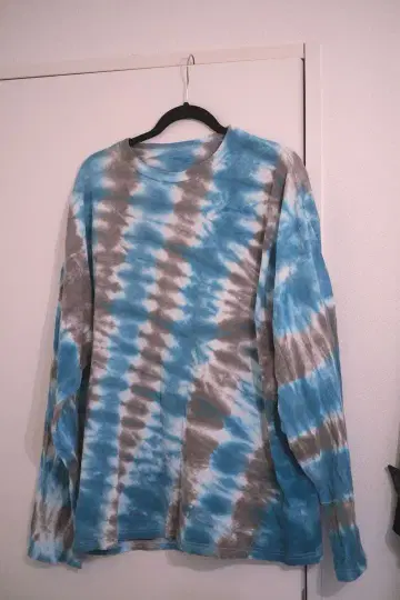 HARE 타이다이 염색 긴팔 T셔츠 트레이닝복