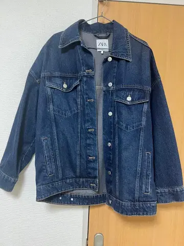 ZARA 다크 데님 데님 자켓 S-M