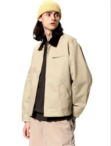 워시드 코튼 워크 자켓