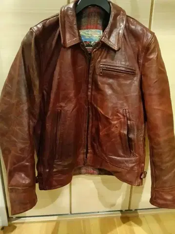 가격 인하 OK 에어로 가죽 빈티지 가죽 자켓 라이더스